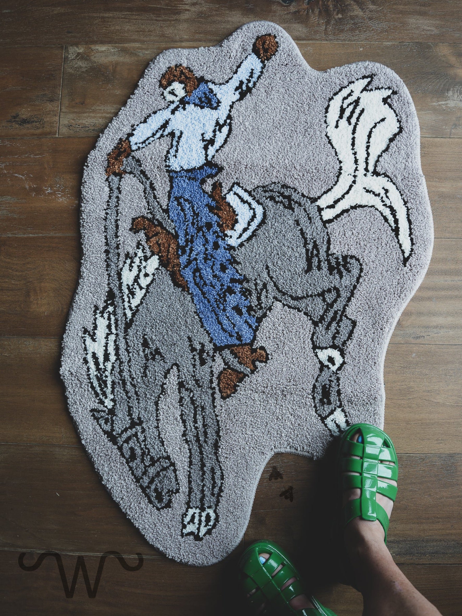 Bronc Buster Rug