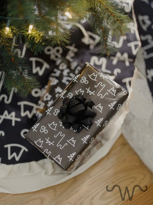 Black Brands Wrapping Paper