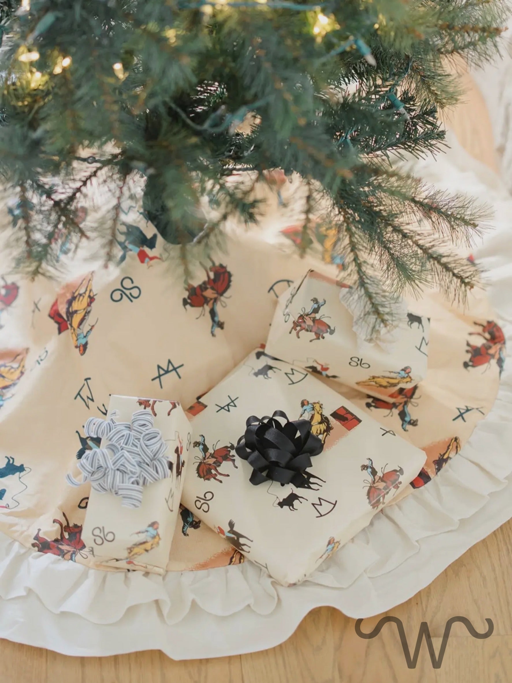 Vintage Cowboy Wrapping Paper