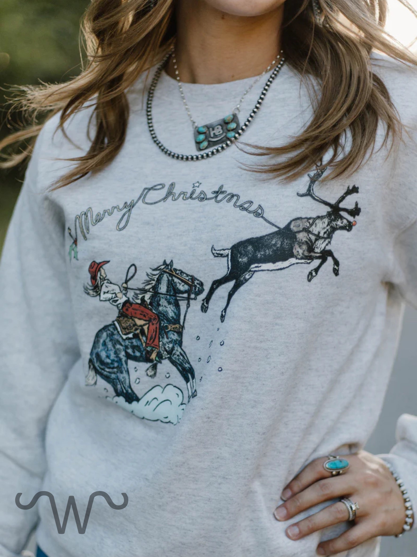 Santa’s Breakaway Babe Pullover