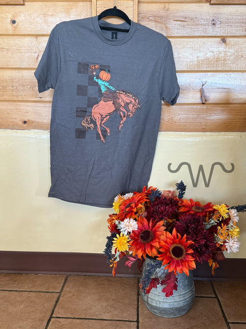 Pumpkin Bronc Tee