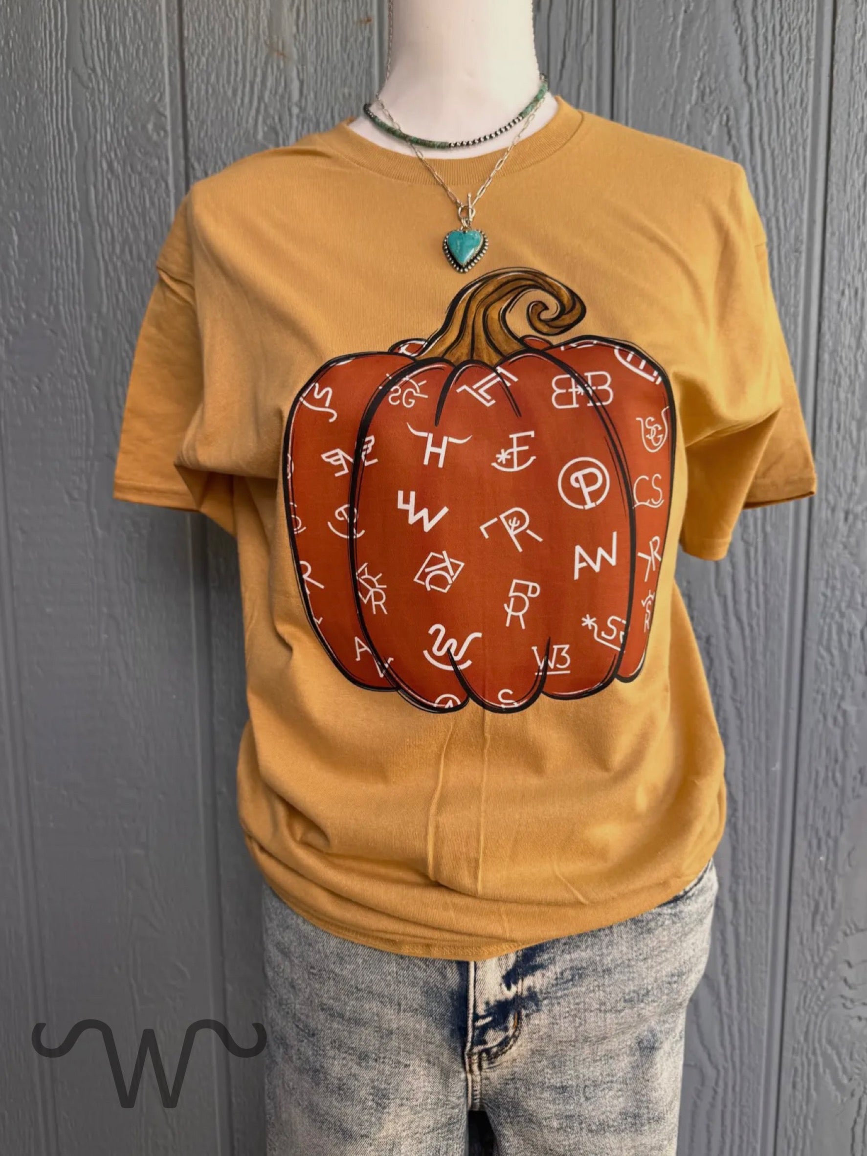 Branded Pumpkin Tee (Pre Order)